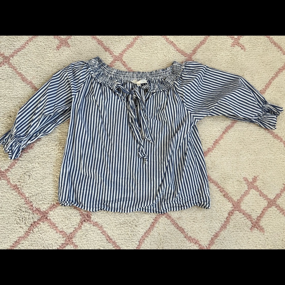 JOA Los Angeles off the shoulder top